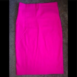 COPY - L Top 10 Neon Pink Pencil Skirt NWT